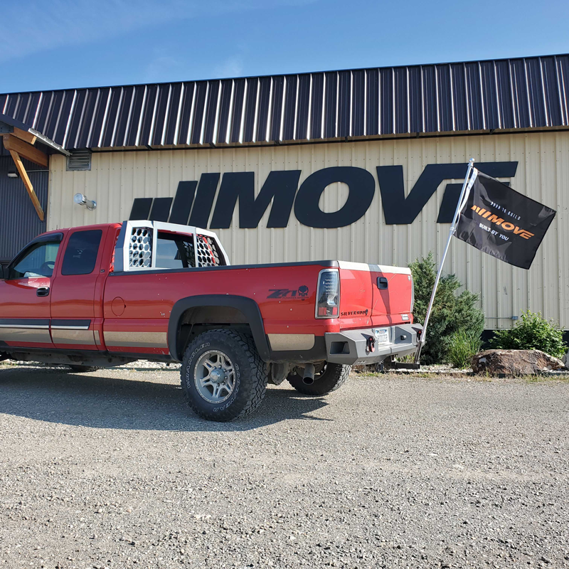 Upgrade Hitch Mount 4 Truck Flag Pole Holder, Fishing Rod Storage