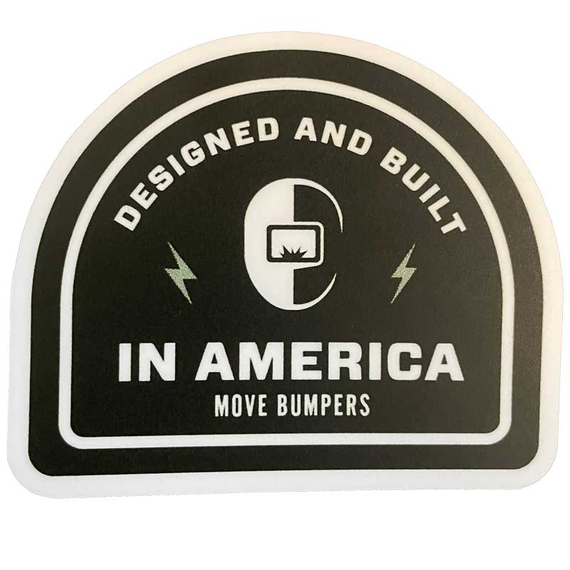 US1- AMERICA WORKS BEST BUMPER STICKER- AVAILABLE IN A VARIETY OF TR –  BACTOOLSALES