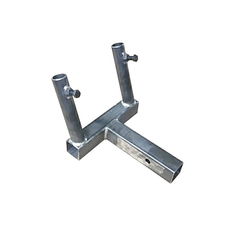 Flag pole store hitch